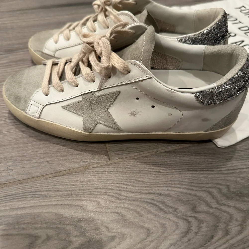 BRAND NEW!! Golden Goose Super Star Classic with Glitter Spur. NIB!! - Picture 10 of 15